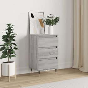 Sonoma gray engineered wood sideboard 40x35x70 cm by vidaXL, Sideboards - Ref: Foro24-831090, Price: 58,99 €, Discount: %