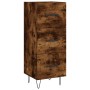 Aparador madera de ingeniería roble ahumado 34,5x34x90 cm de vidaXL, Aparadores - Ref: Foro24-828601, Precio: 64,99 €, Descue...