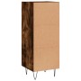 Aparador madera de ingeniería roble ahumado 34,5x34x90 cm de vidaXL, Aparadores - Ref: Foro24-828601, Precio: 64,99 €, Descue...