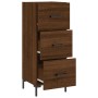 Engineered wood brown oak sideboard 34.5x34x90 cm by vidaXL, Sideboards - Ref: Foro24-828611, Price: 72,67 €, Discount: %