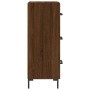 Aparador madera de ingeniería marrón roble 34,5x34x90 cm de vidaXL, Aparadores - Ref: Foro24-828611, Precio: 72,67 €, Descuen...