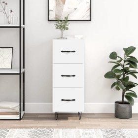 White engineered wood sideboard 34.5x34x90 cm by vidaXL, Sideboards - Ref: Foro24-828596, Price: 63,60 €, Discount: %