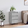 Concrete gray engineered wood sideboard 40x35x70 cm by vidaXL, Sideboards - Ref: Foro24-831096, Price: 46,77 €, Discount: %