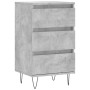 Concrete gray engineered wood sideboard 40x35x70 cm by vidaXL, Sideboards - Ref: Foro24-831096, Price: 46,77 €, Discount: %