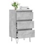 Concrete gray engineered wood sideboard 40x35x70 cm by vidaXL, Sideboards - Ref: Foro24-831096, Price: 46,77 €, Discount: %