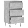 Concrete gray engineered wood sideboard 40x35x70 cm by vidaXL, Sideboards - Ref: Foro24-831096, Price: 46,77 €, Discount: %