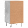 Aparador madera de ingeniería gris hormigón 40x35x70 cm de vidaXL, Aparadores - Ref: Foro24-831096, Precio: 56,71 €, Descuent...