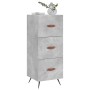 Aparador de madera contrachapada gris hormigón 34,5x34x90 cm de vidaXL, Aparadores - Ref: Foro24-828576, Precio: 66,99 €, Des...