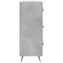 Aparador de madera contrachapada gris hormigón 34,5x34x90 cm de vidaXL, Aparadores - Ref: Foro24-828576, Precio: 66,99 €, Des...