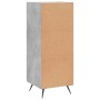 Aparador de madera contrachapada gris hormigón 34,5x34x90 cm de vidaXL, Aparadores - Ref: Foro24-828576, Precio: 66,99 €, Des...