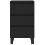 Black engineered wood sideboard 40x35x70 cm by vidaXL, Sideboards - Ref: Foro24-831101, Price: 71,69 €, Discount: %