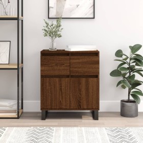 Oak brown plywood sideboard 60x35x70 cm by vidaXL, Sideboards - Ref: Foro24-831131, Price: 75,99 €, Discount: %