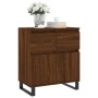 Oak brown plywood sideboard 60x35x70 cm by vidaXL, Sideboards - Ref: Foro24-831131, Price: 75,17 €, Discount: %