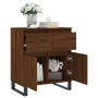 Oak brown plywood sideboard 60x35x70 cm by vidaXL, Sideboards - Ref: Foro24-831131, Price: 75,17 €, Discount: %