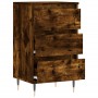 Aparador madera de ingeniería roble ahumado 40x35x70 cm de vidaXL, Aparadores - Ref: Foro24-831089, Precio: 46,95 €, Descuent...