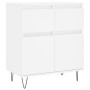 Weißes Sperrholz-Sideboard 60x35x70 cm von vidaXL, Sideboards - Ref: Foro24-831116, Preis: 65,63 €, Rabatt: %