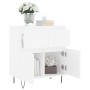 Weißes Sperrholz-Sideboard 60x35x70 cm von vidaXL, Sideboards - Ref: Foro24-831116, Preis: 65,63 €, Rabatt: %