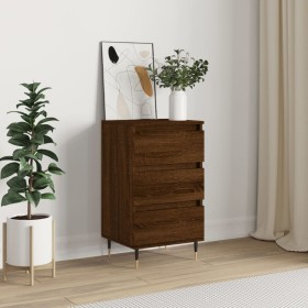 Engineered wood brown oak sideboard 40x35x70 cm by vidaXL, Sideboards - Ref: Foro24-831091, Price: 43,99 €, Discount: %