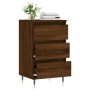 Engineered wood brown oak sideboard 40x35x70 cm by vidaXL, Sideboards - Ref: Foro24-831091, Price: 43,62 €, Discount: %