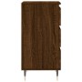 Engineered wood brown oak sideboard 40x35x70 cm by vidaXL, Sideboards - Ref: Foro24-831091, Price: 43,62 €, Discount: %