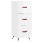 Bright white plywood sideboard 34.5x34x90 cm by vidaXL, Sideboards - Ref: Foro24-828574, Price: 72,43 €, Discount: %