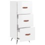 Bright white plywood sideboard 34.5x34x90 cm by vidaXL, Sideboards - Ref: Foro24-828574, Price: 72,43 €, Discount: %