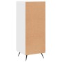 Aparador de madera contrachapada blanco brillante 34,5x34x90 cm de vidaXL, Aparadores - Ref: Foro24-828574, Precio: 72,43 €, ...