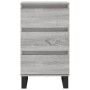 Aparador madera de ingeniería gris Sonoma 40x35x70 cm de vidaXL, Aparadores - Ref: Foro24-831106, Precio: 64,08 €, Descuento: %