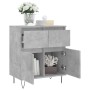 Betongraues Sperrholz-Sideboard 60x35x70 cm von vidaXL, Sideboards - Ref: Foro24-831120, Preis: 69,01 €, Rabatt: %