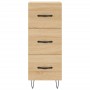 Sonoma oak plywood sideboard 34.5x34x90 cm by vidaXL, Sideboards - Ref: Foro24-828599, Price: 65,42 €, Discount: %