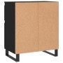 Aparador de madera contrachapada negro 60x35x70 cm de vidaXL, Aparadores - Ref: Foro24-831125, Precio: 73,92 €, Descuento: %