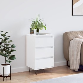 Glossy white engineered wood sideboard 40x35x70 cm by vidaXL, Sideboards - Ref: Foro24-831094, Price: 50,99 €, Discount: %