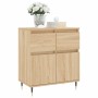 Aparador de madera contrachapada roble Sonoma 60x35x70 cm de vidaXL, Aparadores - Ref: Foro24-831111, Precio: 78,00 €, Descue...