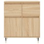 Aparador de madera contrachapada roble Sonoma 60x35x70 cm de vidaXL, Aparadores - Ref: Foro24-831111, Precio: 78,00 €, Descue...