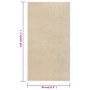 Beige short pile rug 80x150 cm by vidaXL, Rugs - Ref: Foro24-340329, Price: 30,99 €, Discount: %