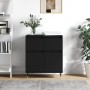 Black plywood sideboard 60x35x70 cm by vidaXL, Sideboards - Ref: Foro24-831109, Price: 64,25 €, Discount: %