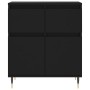 Black plywood sideboard 60x35x70 cm by vidaXL, Sideboards - Ref: Foro24-831109, Price: 64,99 €, Discount: %