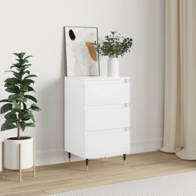 White engineered wood sideboard 40x35x70 cm by vidaXL, Sideboards - Ref: Foro24-831084, Price: 72,99 €, Discount: %