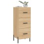 Aparador madera contrachapada color roble Sonoma 34,5x34x90 cm de vidaXL, Aparadores - Ref: Foro24-828615, Precio: 75,99 €, D...