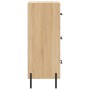 Aparador madera contrachapada color roble Sonoma 34,5x34x90 cm de vidaXL, Aparadores - Ref: Foro24-828615, Precio: 75,99 €, D...