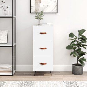 White engineered wood sideboard 34.5x34x90 cm by vidaXL, Sideboards - Ref: Foro24-828572, Price: 68,12 €, Discount: %