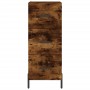 Aparador madera de ingeniería roble ahumado 34,5x34x90 cm de vidaXL, Aparadores - Ref: Foro24-828617, Precio: 75,01 €, Descue...