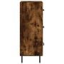 Aparador madera de ingeniería roble ahumado 34,5x34x90 cm de vidaXL, Aparadores - Ref: Foro24-828617, Precio: 75,01 €, Descue...