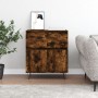 Smoked oak plywood sideboard 60x35x70 cm by vidaXL, Sideboards - Ref: Foro24-831121, Price: 51,79 €, Discount: %