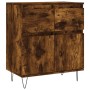 Aparador madera contrachapada color roble ahumado 60x35x70 cm de vidaXL, Aparadores - Ref: Foro24-831121, Precio: 51,79 €, De...