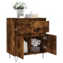 Smoked oak plywood sideboard 60x35x70 cm by vidaXL, Sideboards - Ref: Foro24-831121, Price: 51,79 €, Discount: %