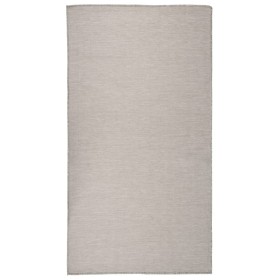 Alfombra de exterior de tejido plano gris taupe 80x150 cm de vidaXL, Alfombras - Ref: Foro24-340778, Precio: 22,75 €, Descuen...