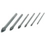 Brüder Mannesmann Glass Drill Bits 6 Pieces Steel 54806 by Brüder Mannesmann, Drill bits and screwdriver heads - Ref: Foro24-...