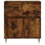 Aparador madera contrachapada color roble ahumado 60x35x70 cm de vidaXL, Aparadores - Ref: Foro24-831113, Precio: 64,61 €, De...