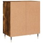 Aparador madera contrachapada color roble ahumado 60x35x70 cm de vidaXL, Aparadores - Ref: Foro24-831113, Precio: 64,61 €, De...